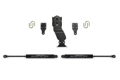 Steering Stabilizer Kit Fabtech FTS22302 Stealth Dual Steering Stabilizer Kit