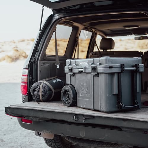 45 Quart Pelican Elite Cooler with Wheels (White)