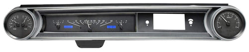 Dakota Digital VHX 65 Chevy Impala Analog Dash Gauges Instruments Black Alloy Blue VHX-65C-IMP-K-B