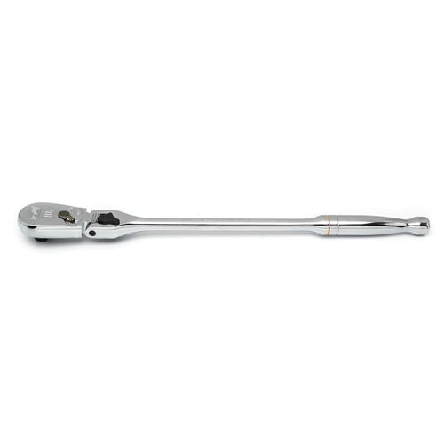 GEARWRENCH 1/2" Drive Locking Flex Head 90 Tooth Teardrop Ratchet 17" - 81362T, Multi, One Size