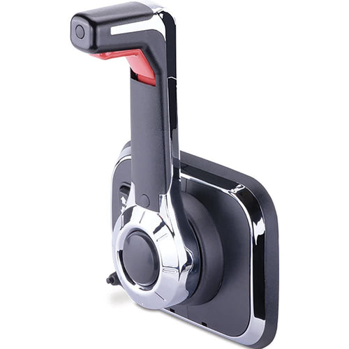 Dometic Xtreme SeaStar Control with Engine Cut Off Switch, CH8352P, Center Console Side Mount, Chrome, Trim/Tilt Switch