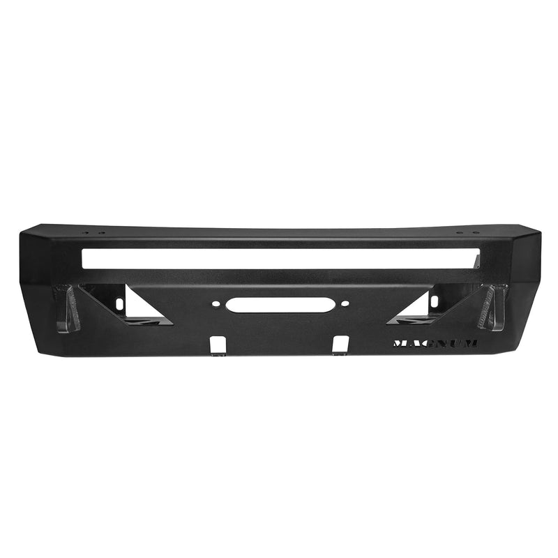 Front Magnum Bumper Winch RT Style Guard Black Compatible with Select 2014-2024 4Runner