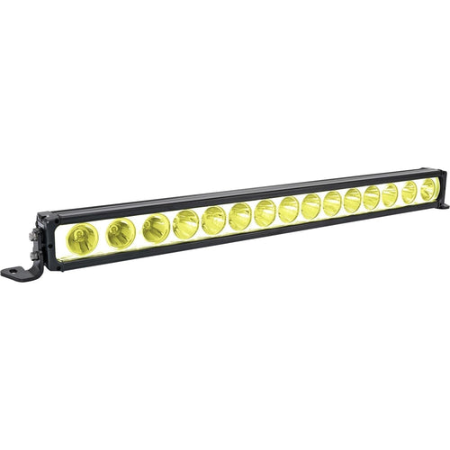 Vision X Lighting 10W 30IN Halo Light BAR Selective Yellow 15 LED Tilted Optics for Mixed Beam