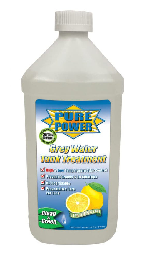 Valterra Pure Power V23400 Gray Water Tank Treatment - 32 oz., Lemon Scent