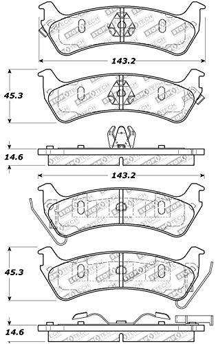 Sport Brake Pads StopTech 309.06660 with Shims and Hardware