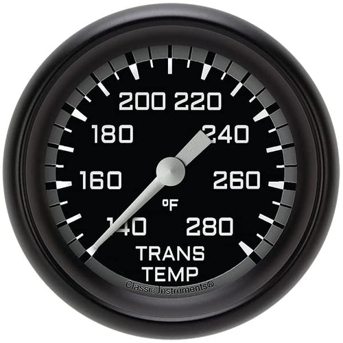 AX327GBPF Classic Instruments AutoCross Gray 2-5/8" Transmission Temperature Gauge
