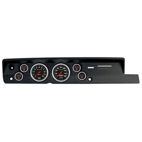 AutoMeter Dash Kit Direct Fit, (5" X2, 2 1/16" X4), Plym Cuda Heat 67-69, Sport-Comp (2118-11)