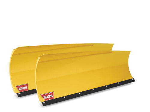 54" WARN Tapered Plow Blade, Length, Yellow 80954