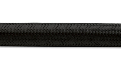 50ft Roll of Black Nylon Braided Flex Hose Vibrant Performance; an Size: -12; Hose ID: 0.68", 1 Pack