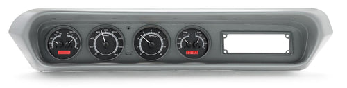 Dakota Digital VHX Analog Dash Gauges 64 65 66 67 GTO Lemans Tempest Black Alloy Red VHX-64P-GTO-K-R