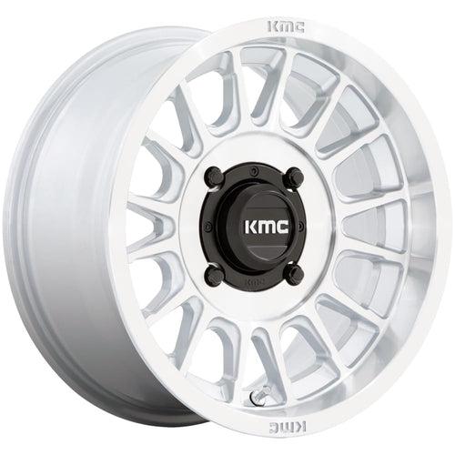 KMC KS138 Powersports 15X7 4X137 SLV-MACH-FC 10MM - KS138SD15704810