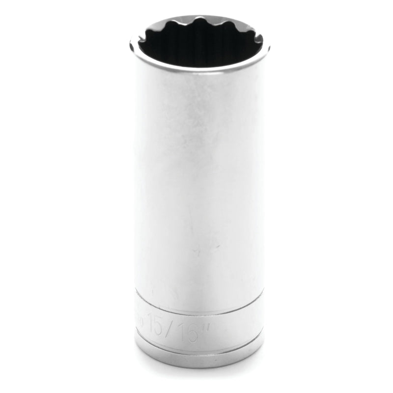 W32630 Performance Tool 1/2-Inch Drive 15/16-Inch 12pt Deep Wall Socket