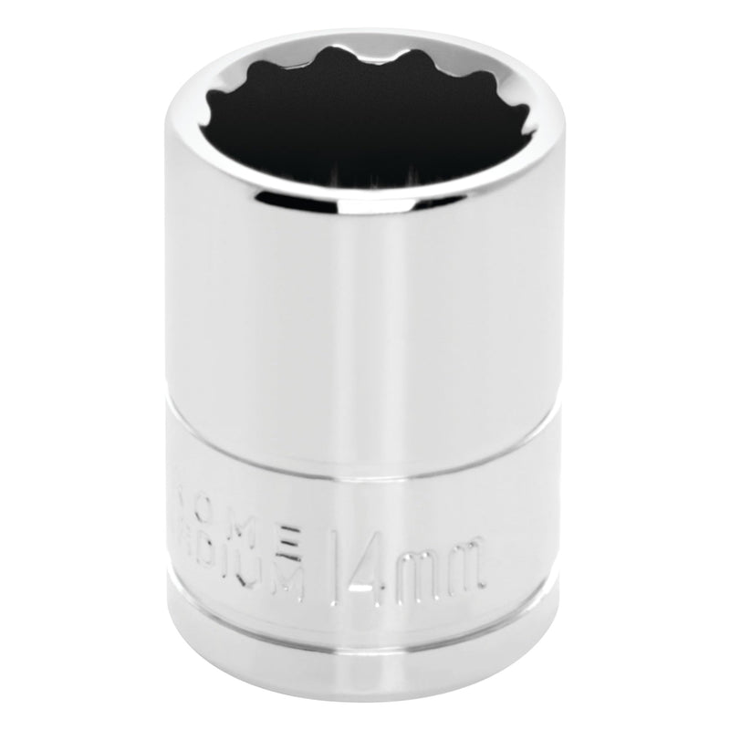 12-Point Socket, Performance Tool W38814, 3/8-Inch Drive, 14mm