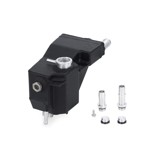 Mishimoto Aluminum MMRT-F2D-11SMWBK Secondary Degas Tank, Compatible With 2011+ Ford 6.7L Powerstroke, Micro-Wrinkle Black