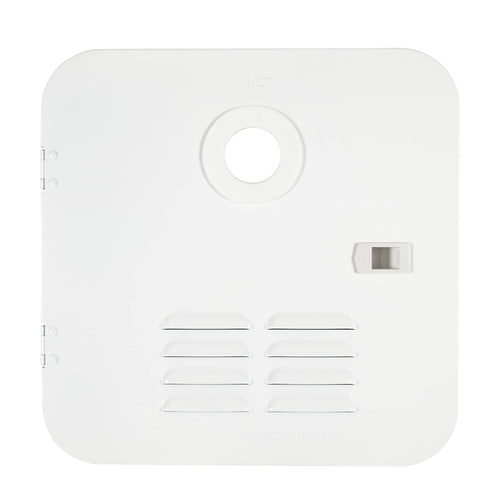 RV Water Heater Door Installation Kit Girard Products LLC - 10-Gallon, Polar White, Black