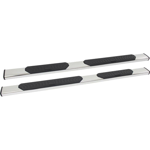 28-51020 Westin R5 Nerf Bars fits 2007-2018 Silverado Sierra 1500 2007-2019 Silverado Sierra 2500 3500 Extended Cab Double Cab (Exc 2007 Classic) Stainless Steel Pair