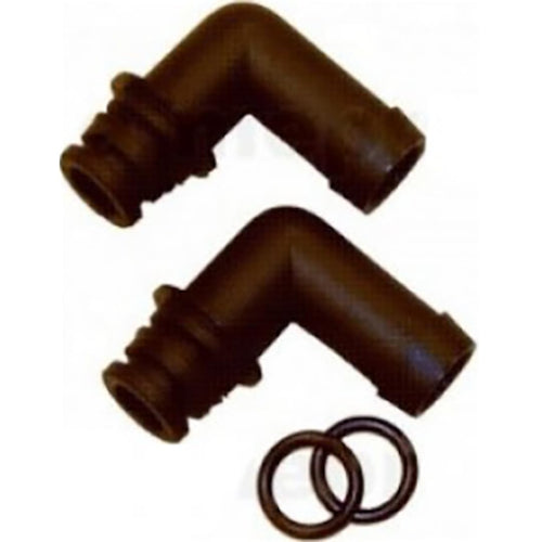 90deg Johnson Pump 1/2" Hose klick Tite Port Connector