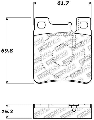 Sport Brake Pads StopTech 309.06030 with Shims