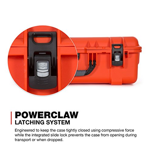 Waterproof Nanuk 945 Hard Case with Padded Dividers - Orange