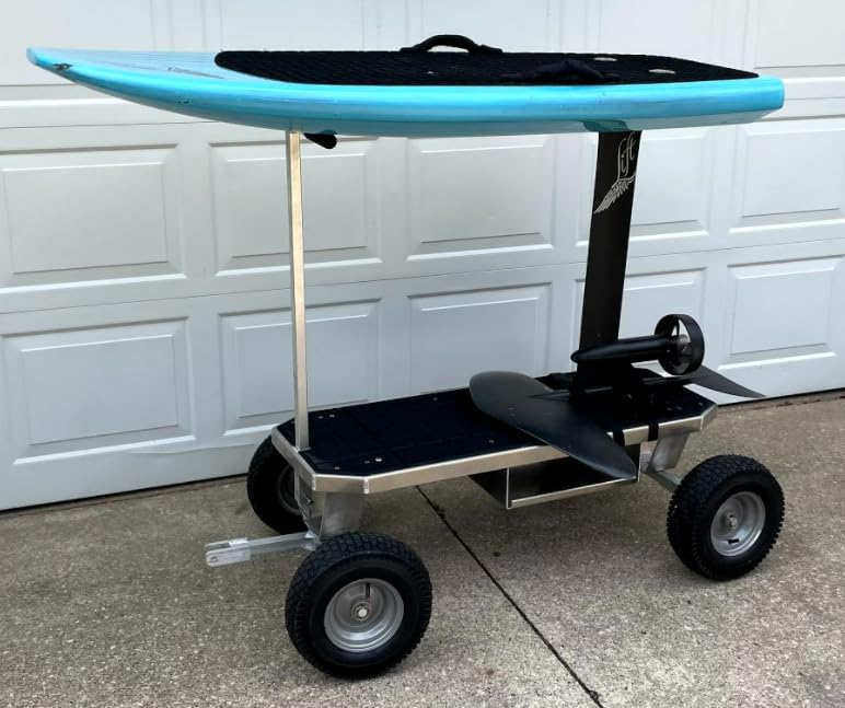 eFoil Board Buggy Alumacart - Haul Your efoil to The Shore with Ease! Made in The USA!