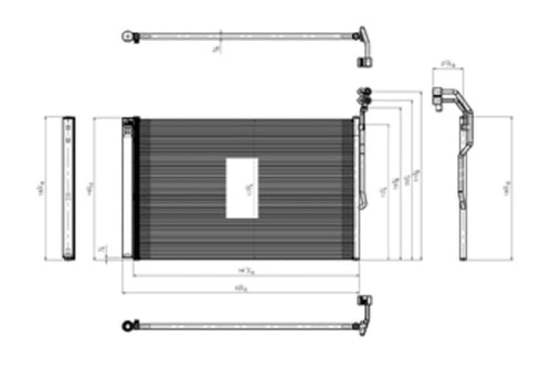 Replacement TYC 3992 Condenser for Volkswagen