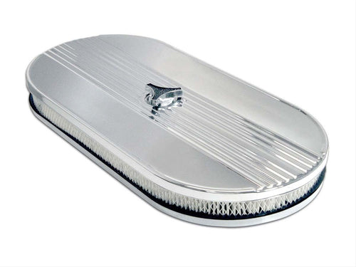1965-1973 Scott Drake S1MS-9600-CHR Oval Air Cleaner V8 Chrome Plated