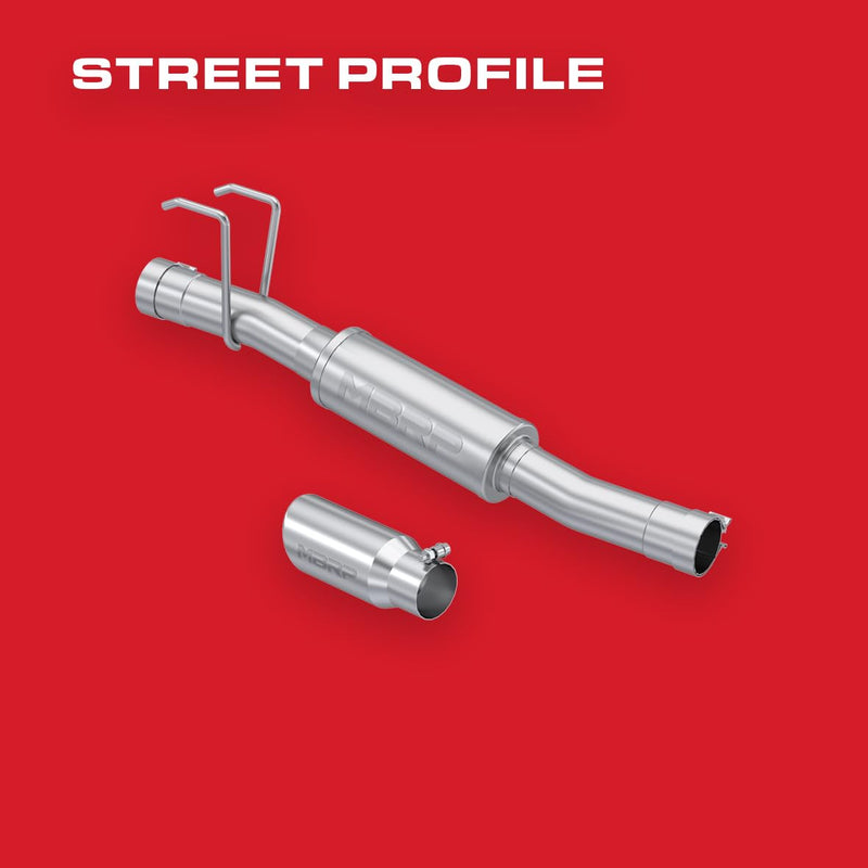 2009+ MBRP Ram 1500 T409 Stainless Steel 3in Muffler Bypass