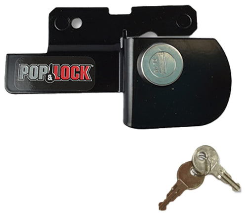 Manual Tailgate Lock Pop & Lock PL2500 Black for Ford (Works Without Factory Lock)