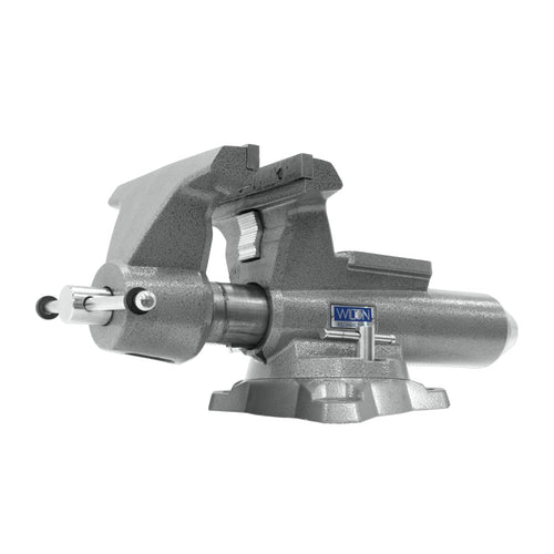 Wilton Pro Mechanics Bench Vise, 10" Jaw Width, 12" Jaw Opening, 5-1/4" Throat (Model 8100M)