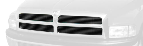 Horizontal T-Rex 20450 Aluminum Polished Finish Billet Grille Insert for Dodge Ram PickUp