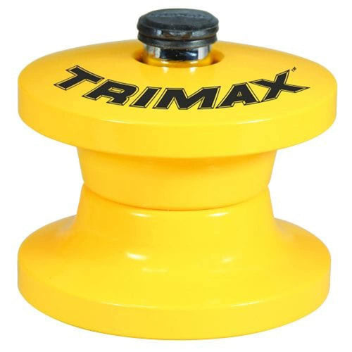 Trimax TLR51 - Lunette Ring Lock for Pintle Hook Trailers - Pintle Hitch Ring Lock Fits 2-7/8" Inside Diameter, Yellow