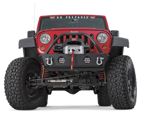 Rock Crawler WARN Stubby Bumper with Grille Guard Tube