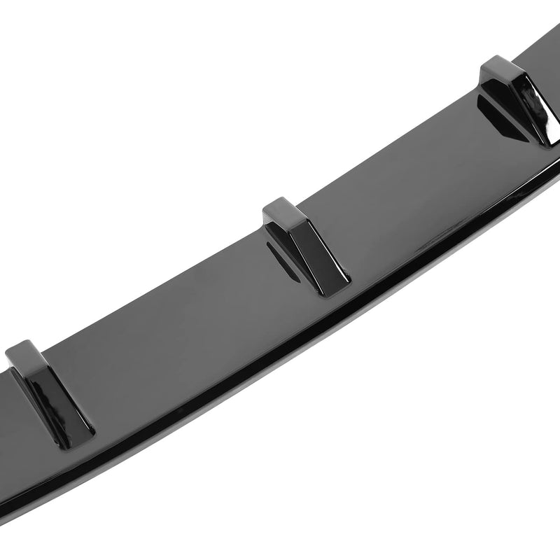 Front Bumper Lip Spec-D Tuning Glossy Black Compatible with Honda Odyssey 2018