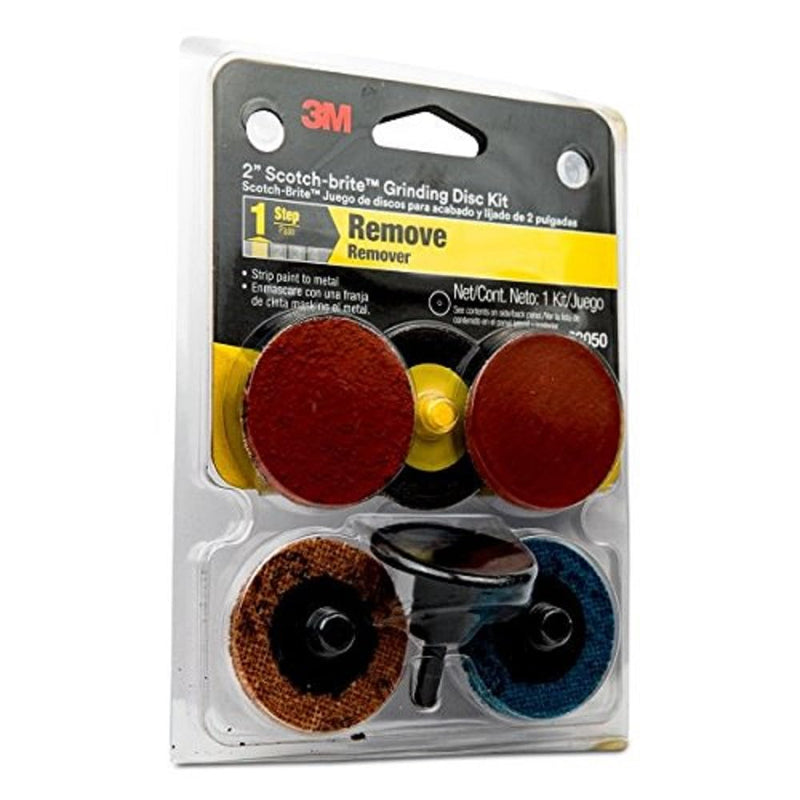 3M 03050 Scotch-Brite Automotive Grinding/Sanding/Finishing System, 2" Regalite Drill Mounted Factory