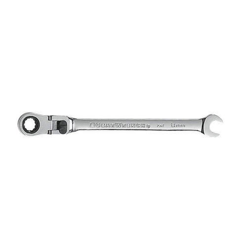 Locking GEARWRENCH Flex Head Ratcheting Combination Wrench 8mm,12 Point- 85608