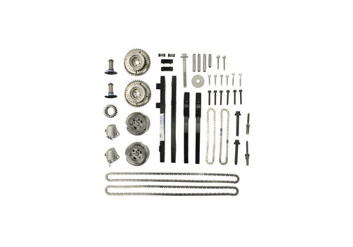 Ford Racing Camshaft Drive Kit, Camshaft Chains/VCT Phasers/Chain Guides/Hardware/Tensioners/Tensioner Arms/Sprocket, Ford Coyote, Ford Mustang 2018-23, Kit