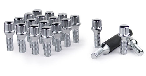 Gorilla 17125SD-20 Automotive 12mm x 1.25 Thread Size Chrome Finish Small Diameter Lug Bolt, (Set of 20)