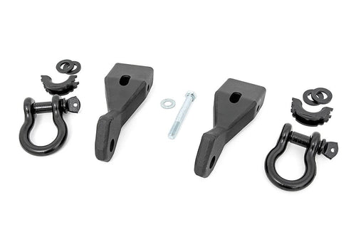 Rough Country Shackle Mount Kit Tow Hook for 2007-2013 Chevy/GMC 1500 - RS156