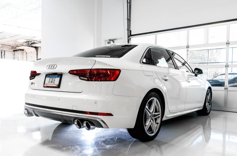 AWE Tuning SwitchPath Audi B9 S5 Sportback Exhaust - Non-Resonated (Black 102mm Tips) - 3025-43046