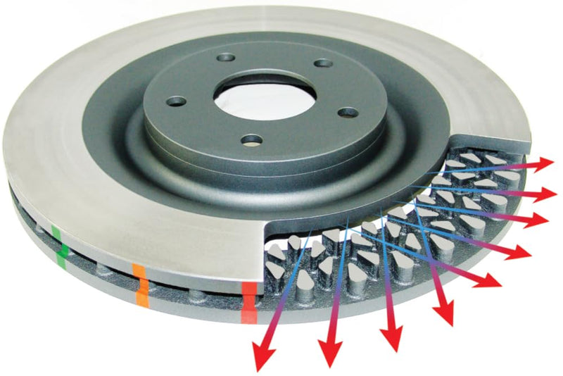 DBA 4000 Series DBA42650XS-10 Rotor - Cross Drilled/Slotted Uni-Directional Rotor