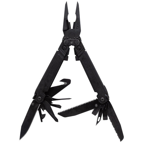 SOG PowerAccess Assist Multi-Tool Full-Sized Well-Rounded Daily Use | One-Handed Assisted Opening | 21 Tools, Black