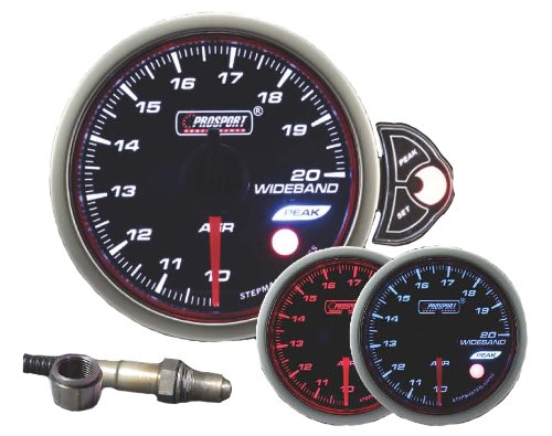 Prosport Wideband Air Fuel Ratio Gauge, Halo Series 52mm (2 1/16")