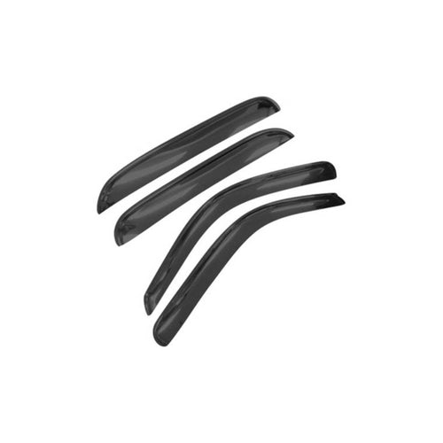 Off Road Black Horse [BHOR in Channel Rain Guards/Wind Deflectors Compatible with 2020-2024 Kia Telluride Smoke 4 PCs - 1494711IN