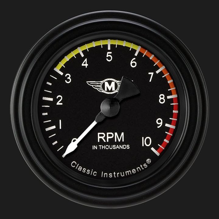Moal Bomber Classic Instruments 2-1/8" Tachometer