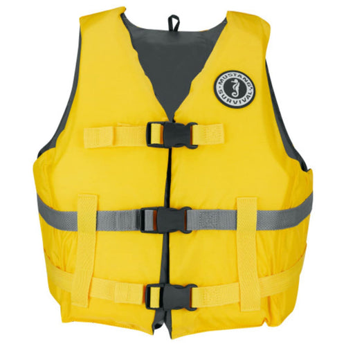 Livery Foam Vest Mustang Survival - Yellow, X-Large/XX-Large