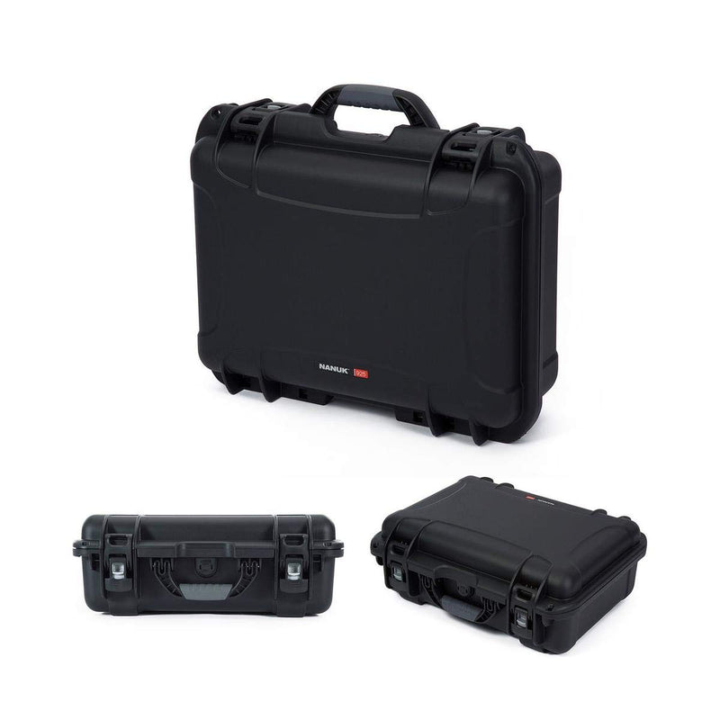 Nanuk Waterproof Hard Case 925 with Foam Insert for DJI Mavic 2 Pro|Zoom + Smart Controller, Crystalsky 5.5" or iPad - Black