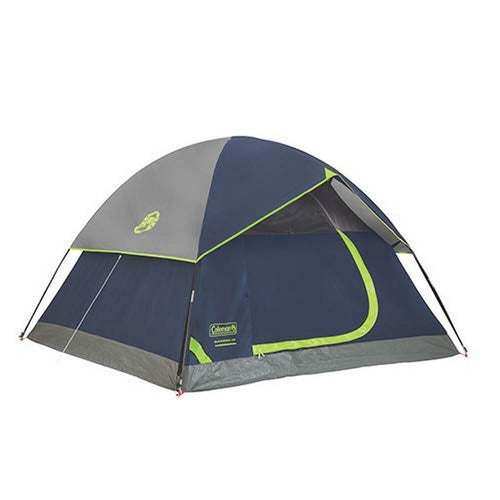 Sundome Coleman Dome Tent, 4 Person, Blue/Gray