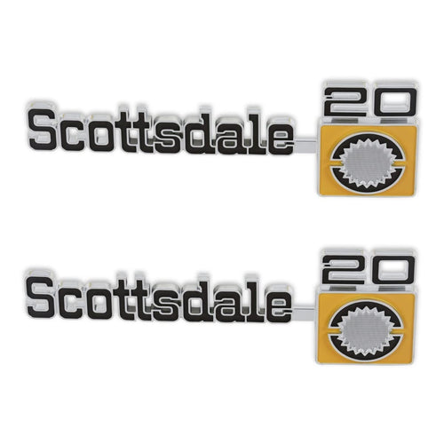 Brothers Trucks 04-556 C/K Fender Badge Pair - Scottsdale 20