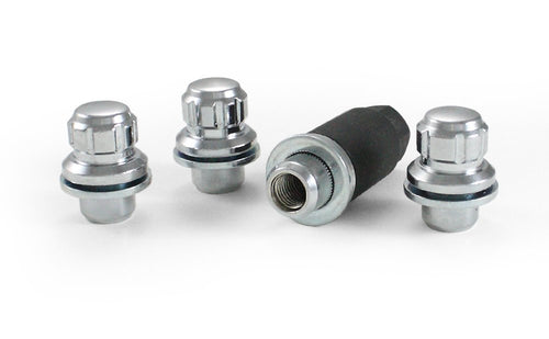 Toyota O.E. Gorilla Automotive Wheel Locks With Washer (14mm x 1.50 Thread Size),Chrome