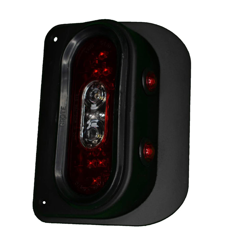 Combat Off Road Tail Gunner LED Tail Lights Flush Mount compatible with Jeep JK/JKU - SAE/DOT Approved